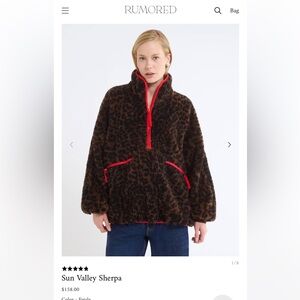 Rumored sun valley leopard Sherpa